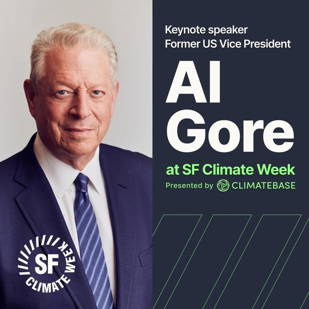 Al Gore to Keynote SF Climate Week 2025